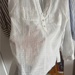Carve Designs Dylan White Textured Blouse